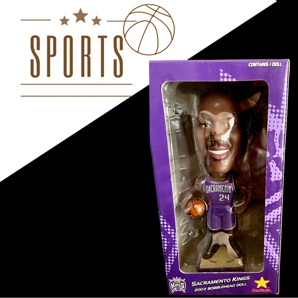Sacramento Kings #24, Jackson, Basketball Bobblehead - Collectable - In Box
